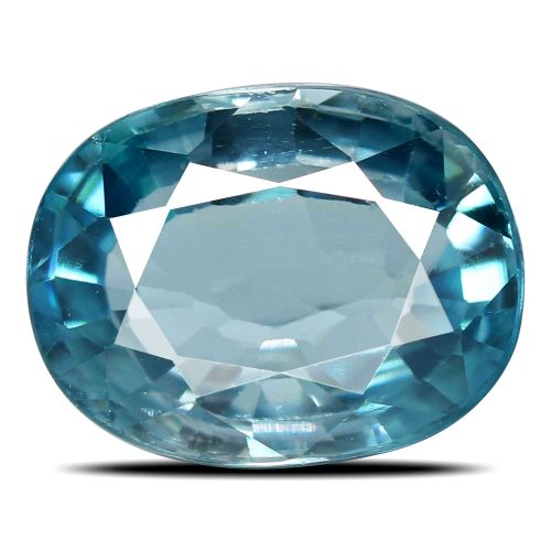 Blue Zircon 4.24 Carat 