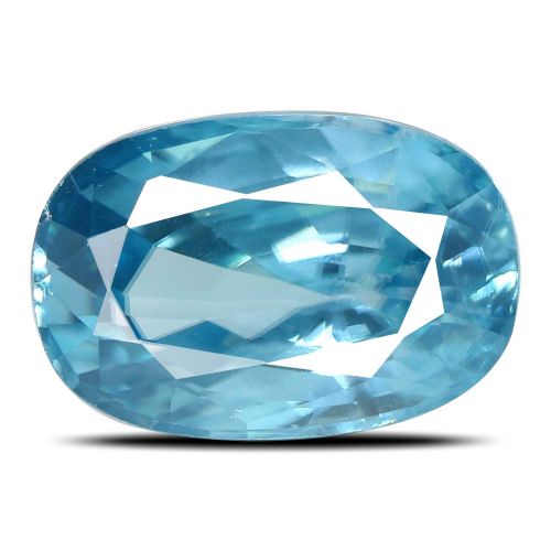 Blue Zircon 7.37 Carat 