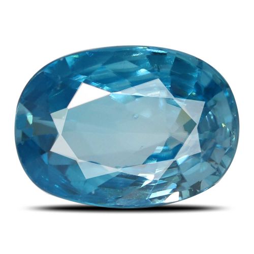 Blue Zircon 6.18 Carat 