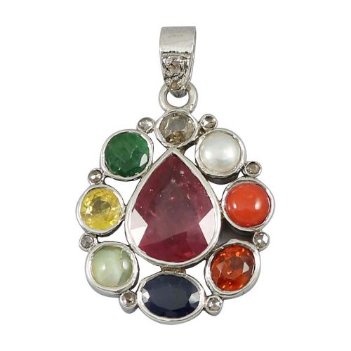 Navratan Pendant