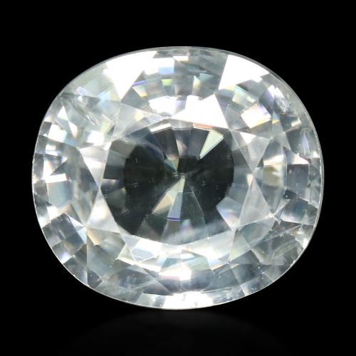 Natural White Zircon (Real Zarkan) Cts 7.98 Ratti 8.78