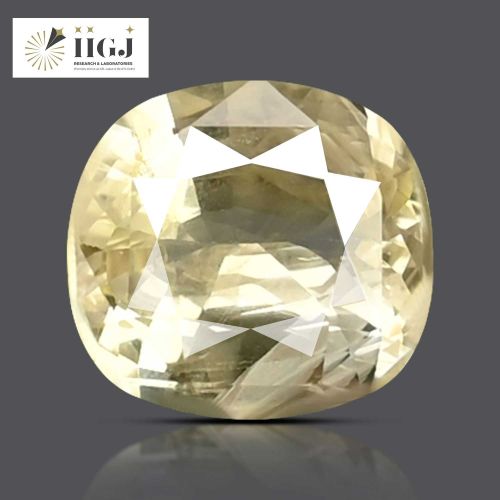 Ceylon Yellow Sapphire Carat 4.88 