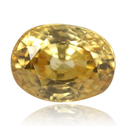 Natural Yellow Zircon AGR Lab Certified Cts 5.25 Ratti 5.78