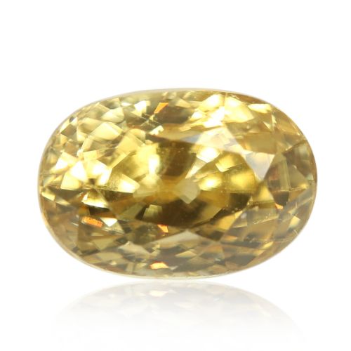 Natural Yellow Zircon AGR Lab Certified Cts 4.04 Ratti 4.44