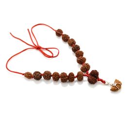 Rudraksha Siddha Mala 1 to 14 Mukhi With Gauri Shankar, Ganesh Rudraksha GJSPC Certified