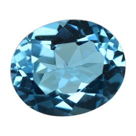 Natural Swiss Blue Topaz Cts. 5.21 Ratti 5.73