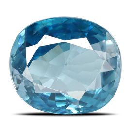 Blue Zircon Cts 4.89 Ratti 5.38