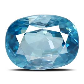 Natural Blue Zircon Cts 6.51 Ratti 7.16