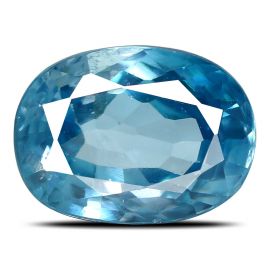 Natural Blue Zircon Cts 5.08 Ratti 5.59