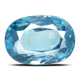 Natural Blue Zircon Cts 5.61 Ratti 6.17