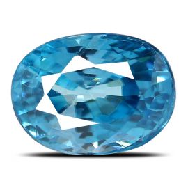 Natural Blue Zircon Cts 5.51 Ratti 6.06