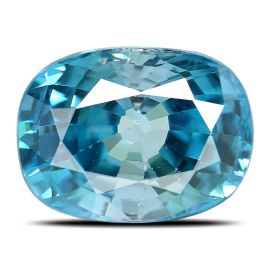 Natural Blue Zircon Cts 5.85 Ratti 6.44