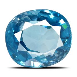 Natural Blue Zircon Cts 7.52 Ratti 8.27