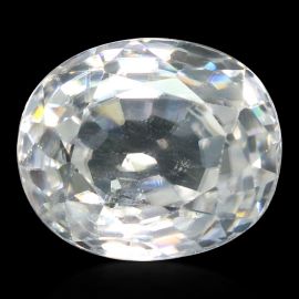 Natural White Zircon (Real Zarkan) Cts 4.99 Ratti 5.49