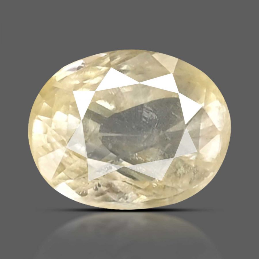 Yellow Sapphire (Pukhraj) (Srilanka) Cts 8.17 Ratti 8.98