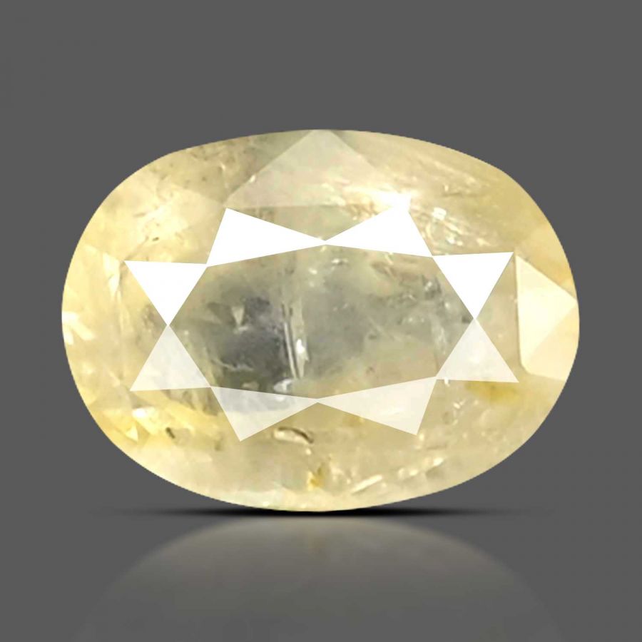 Yellow Sapphire (Pukhraj) (Srilanka) Cts 5.7 Ratti 6.26