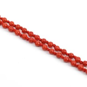 Red Coral Mala 3.96 M.M.