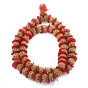 5 Mukhi Rudraksha Kantha Nepal (Jaap Mala) 54+1 Beads