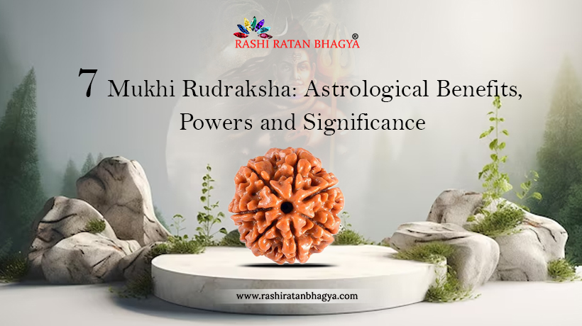7 Mukhi Rudraksha Benefits, Powers & Significance