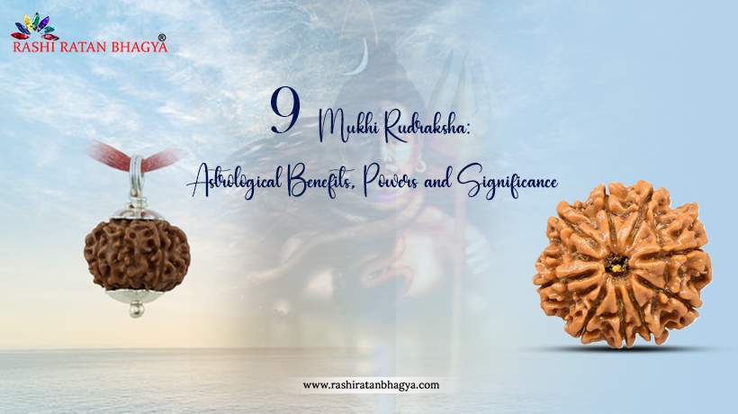 9 Mukhi Rudraksha Benefits, Powers and Significance