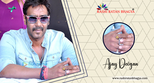 Ajay Devgan Celebrities Who Wear Yellow Sapphire Gemstone