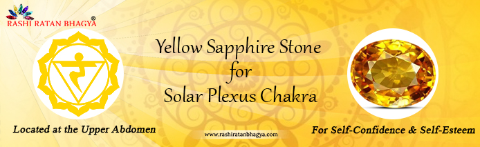 Yellow Sapphire Stone for Solar Plexus Chakra