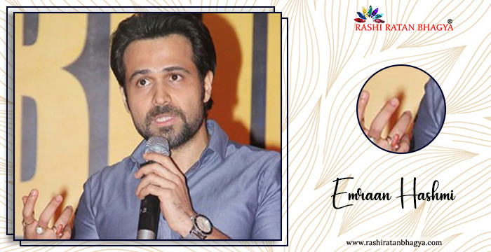 Emraan Hashmi - who wear red coral stone