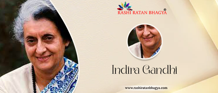 Indira Gandhi wearing rudraksha