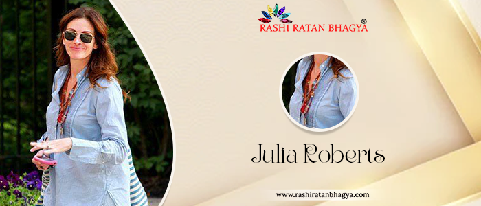 Julia Roberts wearing rudraksha