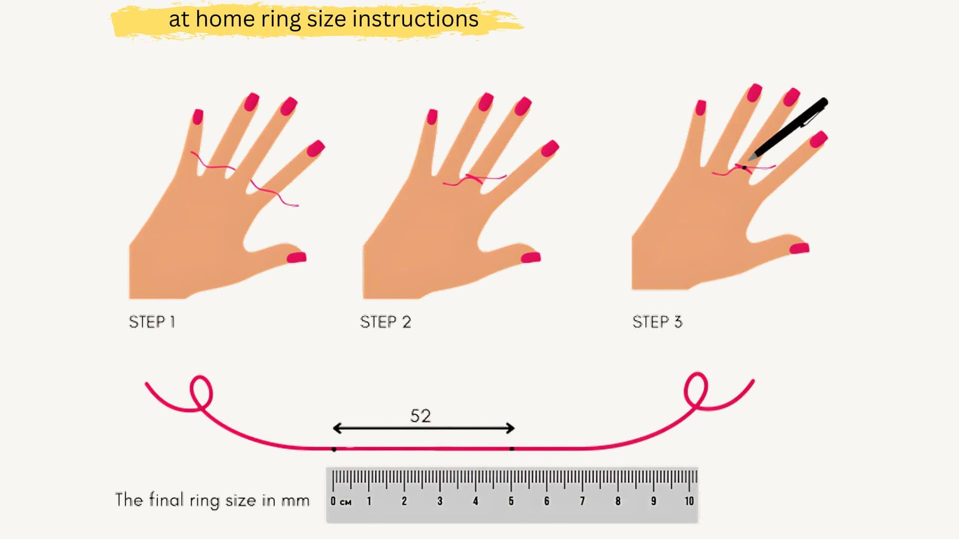 How to Measure Your Ring Size Using a Paper Strip or a String