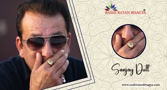 Sanjay Dutt Celebrities Who Wear Yellow Sapphire Gemstone
