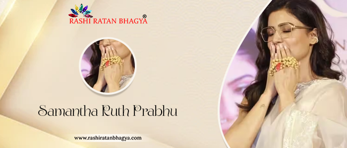 Samantha Ruth Prabhu wearing rudraksha